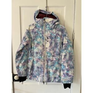 686 Women Glacier Hydra Insulated Jacket small Indigo Suncatcher ski snowboard